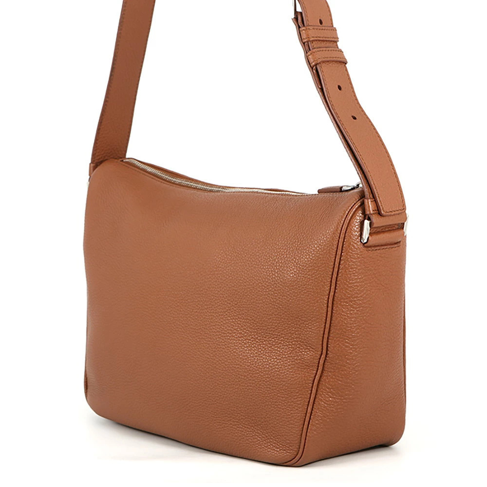 Prada Bag Shoulder Grain Leather Vitello Daino Black